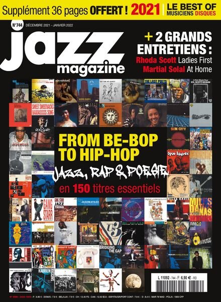 Jazz Magazine – Decembre 2021 – Janvier 2022 Cover