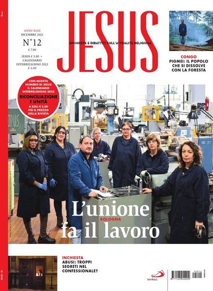 Jesus – Dicembre 2021 Cover