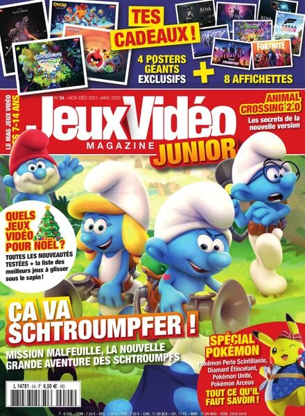 Jeux Video Magazine Junior – Novembre 2021 – Janvier 2022 Cover
