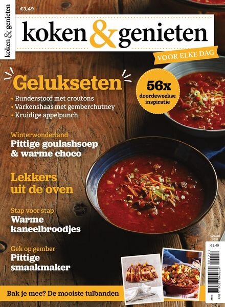 Koken & Genieten – december 2021 Cover