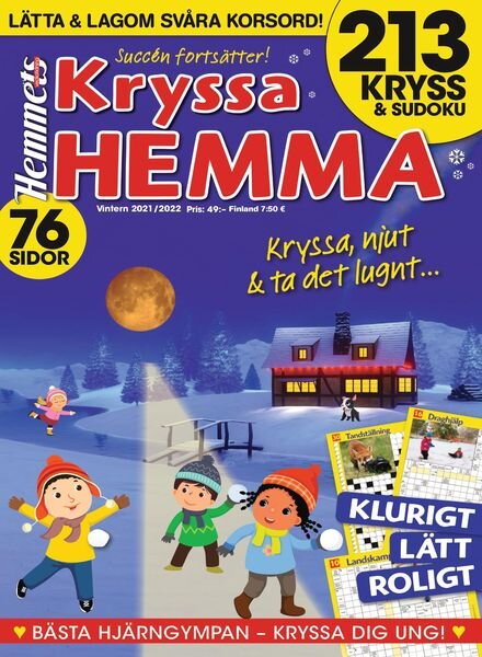 Kryssa Hemma – 02 december 2021 Cover