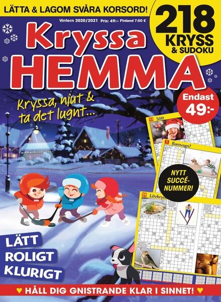 Kryssa Hemma – 03 december 2020 Cover