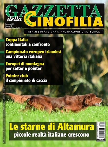 La Gazzetta Della Cinofilia Venatoria – Dicembre 2021 Cover