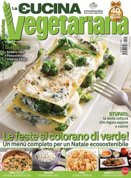 La Mia Cucina Vegetariana – dicembre 2021 Cover