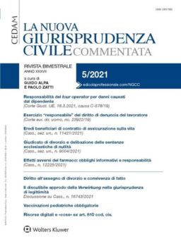 La Nuova Giurisprudenza Civile Commentata – Novembre 2021