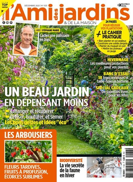 L’Ami des Jardins – decembre 2021 Cover