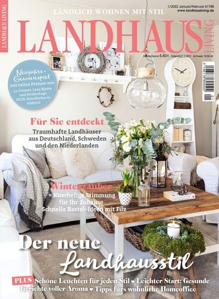 LANDHAUS LIVING – Dezember 2021 Cover
