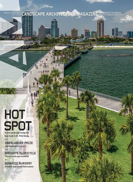 Landscape Architecture Magazine USA – December 2021 Cover