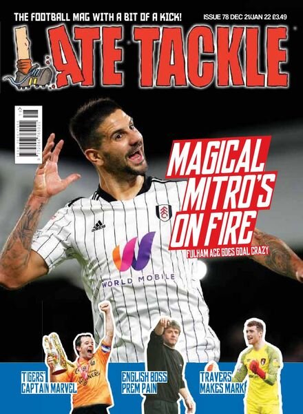 Late Tackle Football – 30 November 2021 Cover