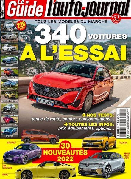 L’Auto-Journal – Le Guide N 52 – Octobre-Decembre 2021 Cover