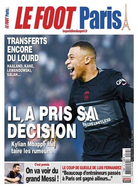 Le Foot Paris – Decembre 2021 – Fevrier 2022 Cover