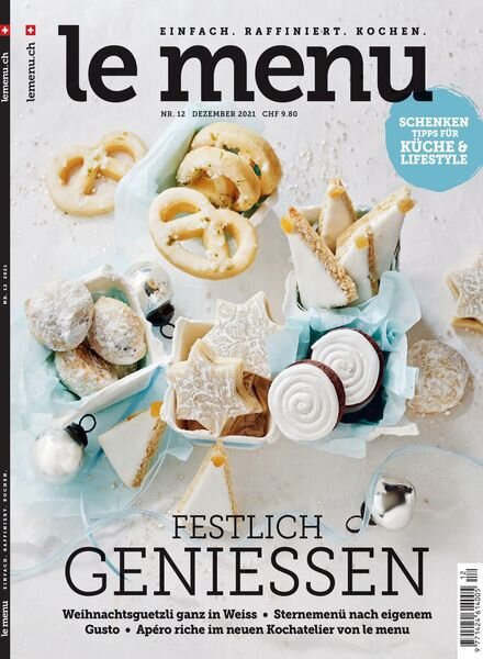 le menu – Dezember 2021 Cover