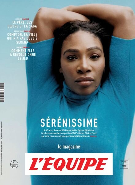 L’Equipe Magazine – 27 Novembre 2021 Cover