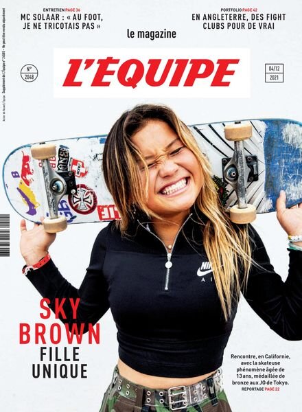 L’Equipe Magazine – 4 Decembre 2021 Cover