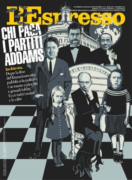 l’Espresso – 5 Dicembre 2021 Cover
