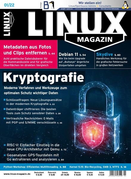 Linux-Magazin – Januar 2022 Cover