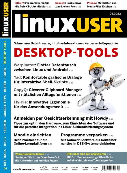 LinuxUser – Januar 2022 Cover