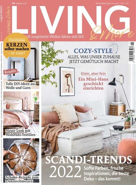 Living & More – Januar 2022 Cover