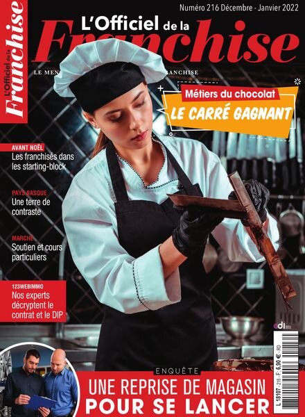 L’Officiel de la Franchise – Decembre 2021 – Janvier 2022 Cover