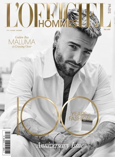 L’Officiel Hommes Paris – octobre 2021 Cover