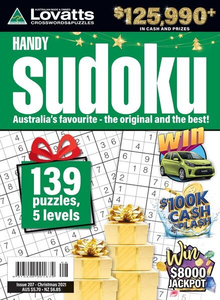 Lovatts Handy Sudoku – January 2022 Cover