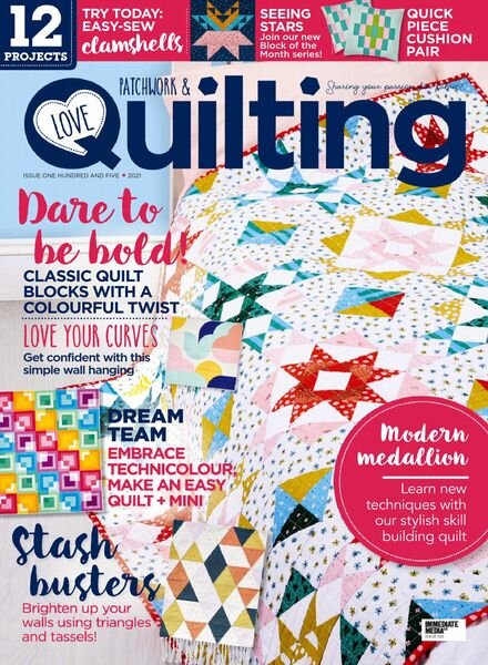 Love Patchwork & Quilting – January 2022 Cover