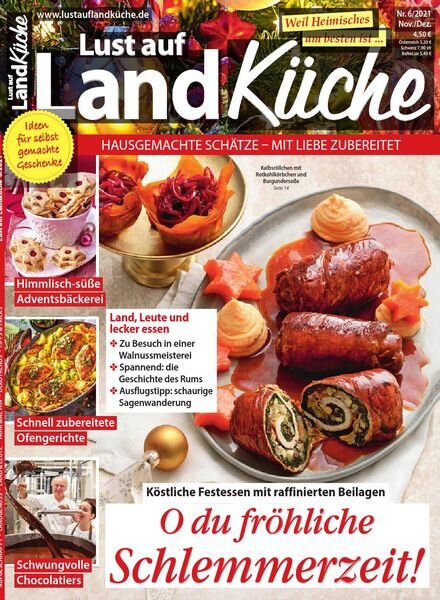 Lust auf LandKuche – November-Dezember 2021 Cover