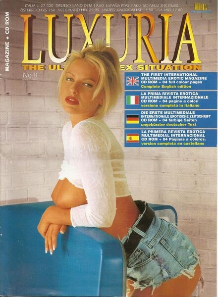 Luxuria – N 8, 1996 Cover