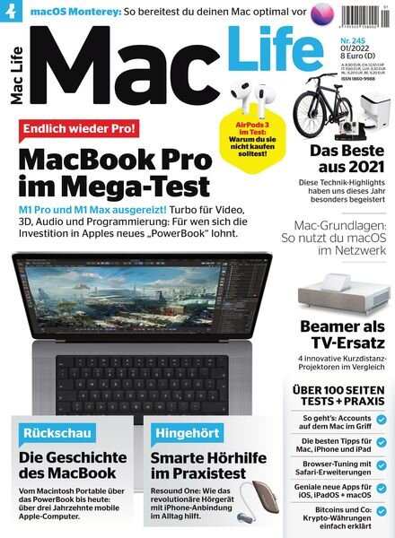 Mac Life Germany – Januar 2022 Cover