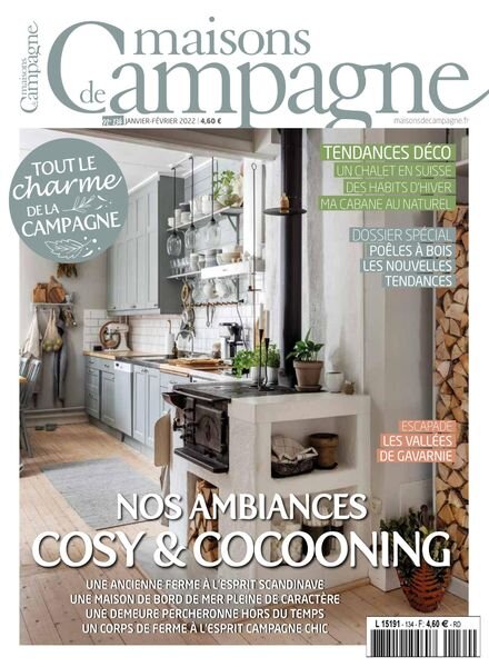 Maisons de Campagne – Janvier-Fevrier 2022 Cover