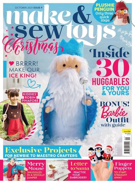 Make & Sew Toys – October 2021 Cover