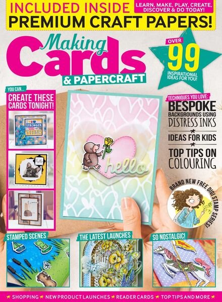 Making Cards & PaperCraft – January-February 2022 Cover
