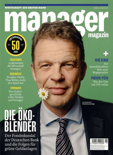 Manager Magazin – November 2021 Cover