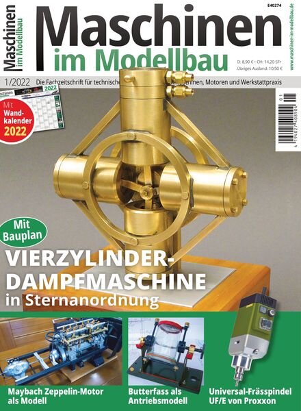 Maschinen im Modellbau – 08 Dezember 2021 Cover