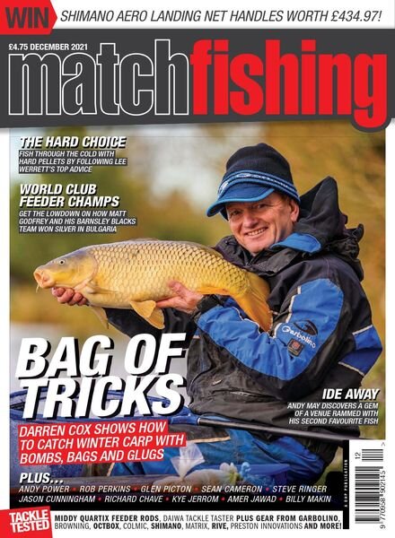 Match Fishing – December 2021 Cover