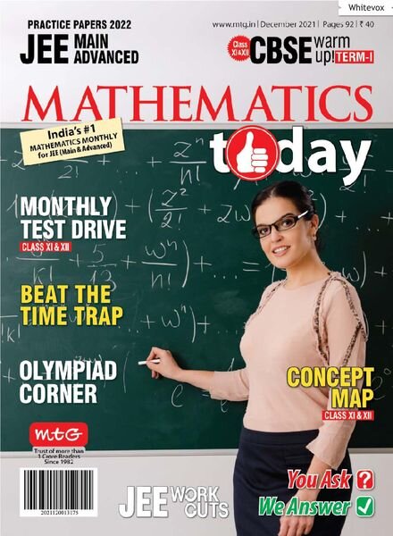 Mathematics Today – December 2021 Cover