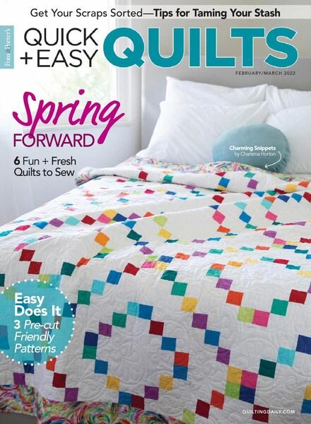 McCall’s Quick Quilts – February 2022 Cover