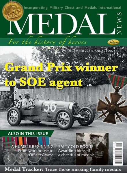 Medal News – December 2021 Cover