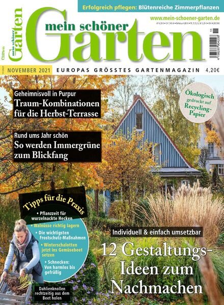 Mein schOner Garten – November 2021 Cover