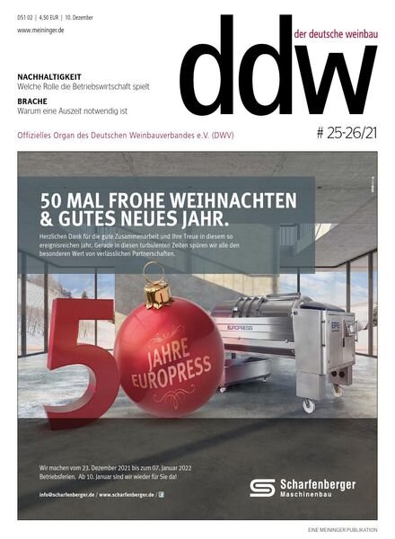 Meininger – 09 Dezember 2021 Cover