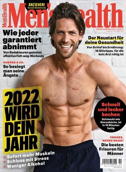 Men’s Health Germany – Januar 2022 Cover