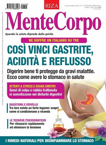 MenteCorpo – Gennaio-Febbraio 2022 Cover