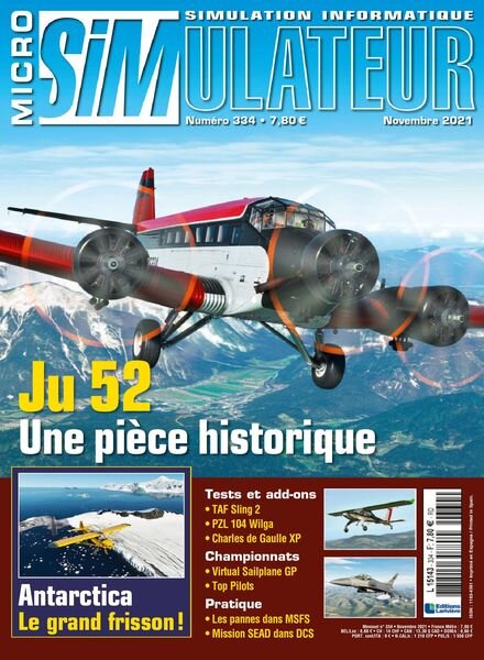 Micro Simulateur – novembre 2021 Cover