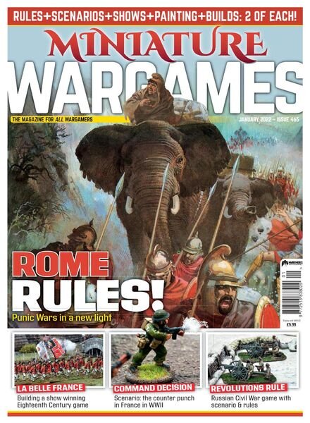 Miniature Wargames – Issue 465 – January 2022 Cover
