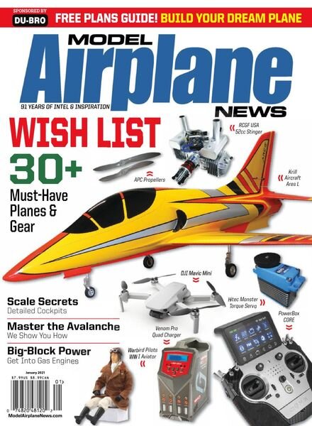 Model Airplane News – January 2021 Cover