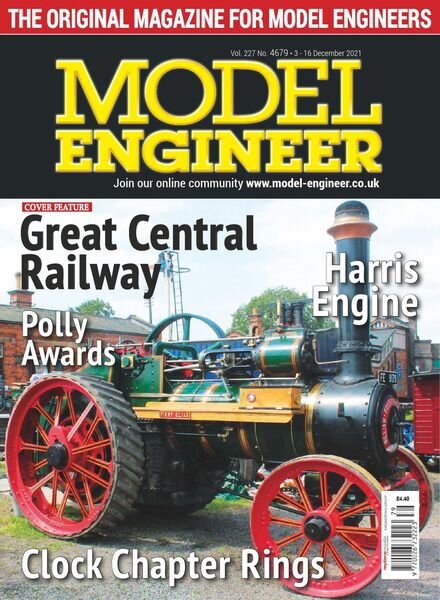 Model Engineer – Issue 4679 – 3 December 2021 Cover