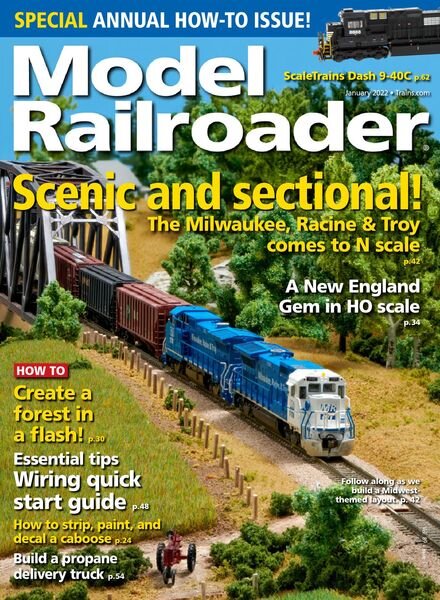 Model Railroader – January 2022 Cover