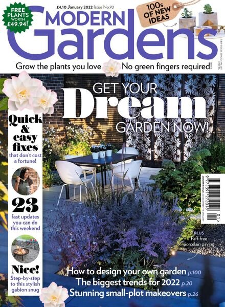Modern Gardens – January 2022 Cover