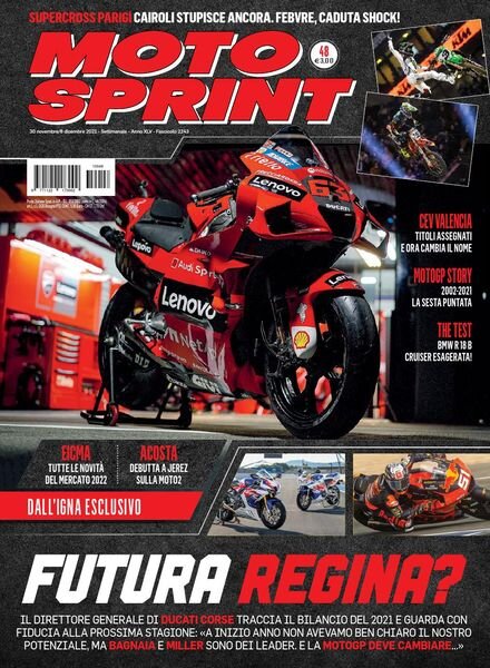 Moto Sprint – 30 Novembre 2021 Cover