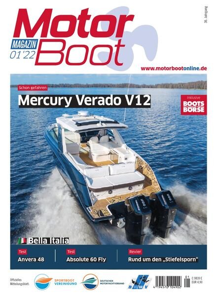 Motorboot Magazin – Januar 2022 Cover